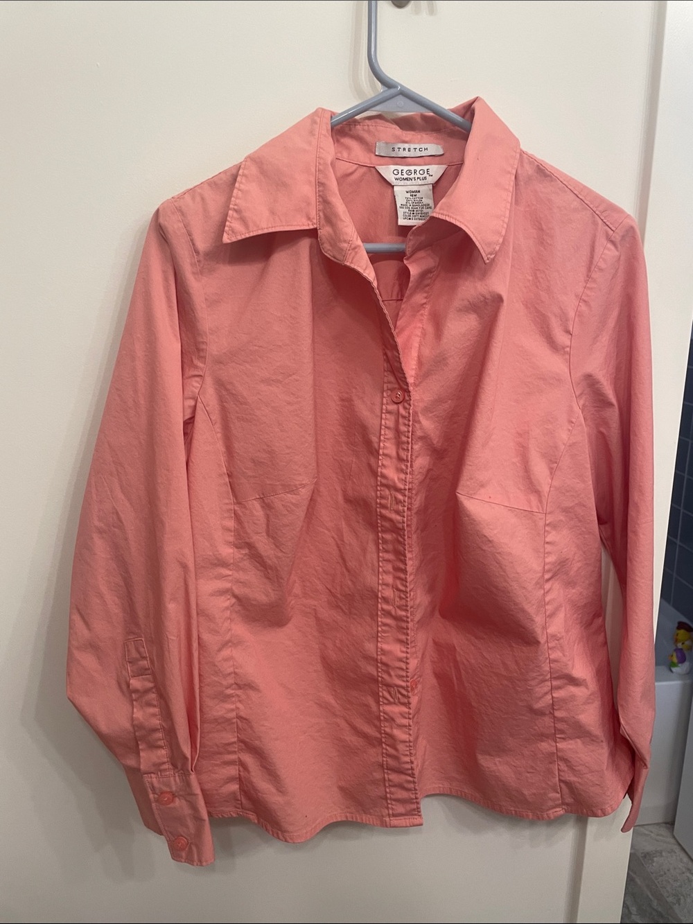 George Coral Button-Down Shirt
